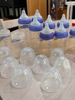 Set of Lansinoh Baby Bottles